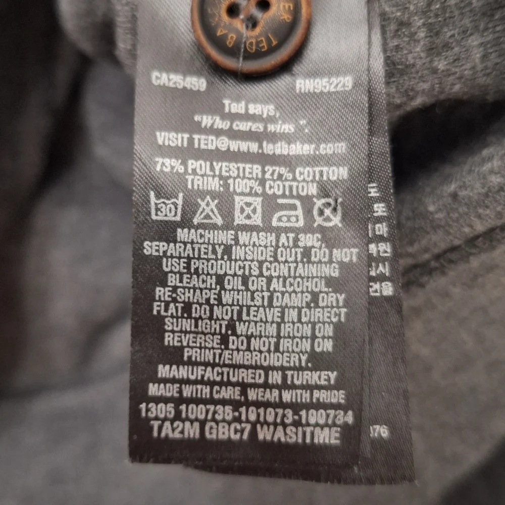 Ted Baker London quarter zip pullover sweater